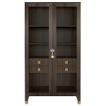 Дизайнерский шкаф витрина Elsa Dreams Walnut с 4-мя ящиками варинант исполнения - 9 | Loft Concept во Владивостоке