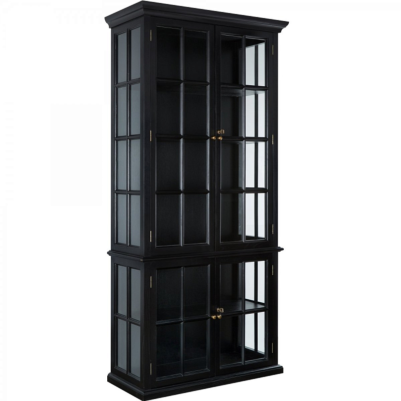 Шкаф-витрина French black Черный Шкаф-витрина French black Черный во Владивостоке | Loft Concept