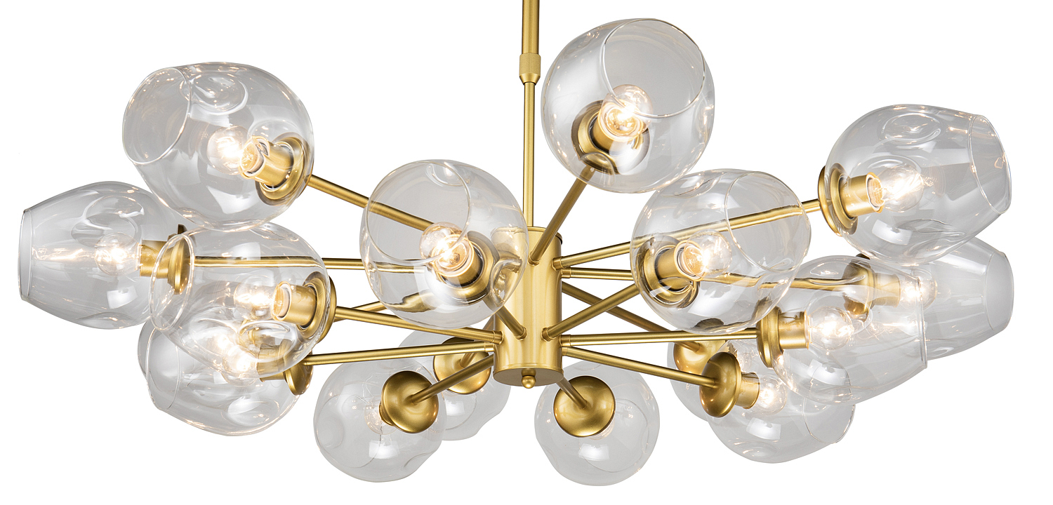 Люстра Branching Bubble Chandelier gold 16 Люстра Branching Bubble Chandelier gold 16 - Loft-Concept во Владивостоке