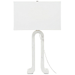 Настольная лампа на арочном корпусе с прямоугольным абажуром One Piece Support варинант исполнения - 4 | Loft Concept во Владивостоке