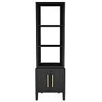 Этажерка Primo с тумбой шпон Черный дуб варинант исполнения - 1 | Loft Concept во Владивостоке