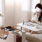 Журнальный столик передвижной с подъемной столешницей Table Trolley варинант исполнения - 3 | Loft Concept во Владивостоке