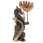 Подсвечник в виде дракона Dragon candlestick Gold Green варинант исполнения - 1 | Loft Concept во Владивостоке
