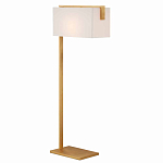 Торшер с прямоугольным абажуром на золотом металлическом каркасе Rectangular Plane  варинант исполнения - 1 | Loft Concept во Владивостоке