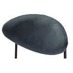 Стул металлический с мягкой спинкой и сиденьем из велюра Alfie Chair варинант исполнения - 6 | Loft Concept во Владивостоке