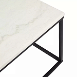 Журнальный столик прямоугольный White Marble Surface варинант исполнения - 4 | Loft Concept во Владивостоке