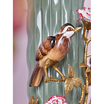 Ваза с птицами и цветами из фарфора с бронзовыми элементами Garden of Eden варинант исполнения - 6 | Loft Concept во Владивостоке