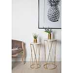 Столик дизайнерский Beige marble варинант исполнения - 2 | Loft Concept во Владивостоке