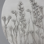 Панно Серые цветы варинант исполнения - 3 | Loft Concept во Владивостоке