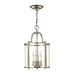 Подвесной светильник с прозрачным стеклянным цилиндрическим плафоном в классическом стиле на цепи Hinkley варинант исполнения - 9 | Loft Concept во Владивостоке