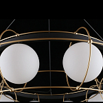 Люстра подвесная круглая с белыми плафонами Martin варинант исполнения - 5 | Loft Concept во Владивостоке