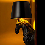 Horse Statue Floor Lamp Большой светильник Черная Лошадь варинант исполнения - 5 | Loft Concept во Владивостоке
