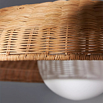 Люстра круглая из ротанга Long Lasting Chandelier варинант исполнения - 3 | Loft Concept во Владивостоке