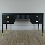 Письменный стол с 4-мя ящиками Elsa Dreams Black  варинант исполнения - 4 | Loft Concept во Владивостоке