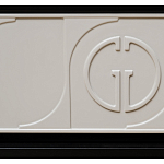 Тумбочка прикроватная с ящиком черно-серого цвета Noble Nightstand варинант исполнения - 4 | Loft Concept во Владивостоке