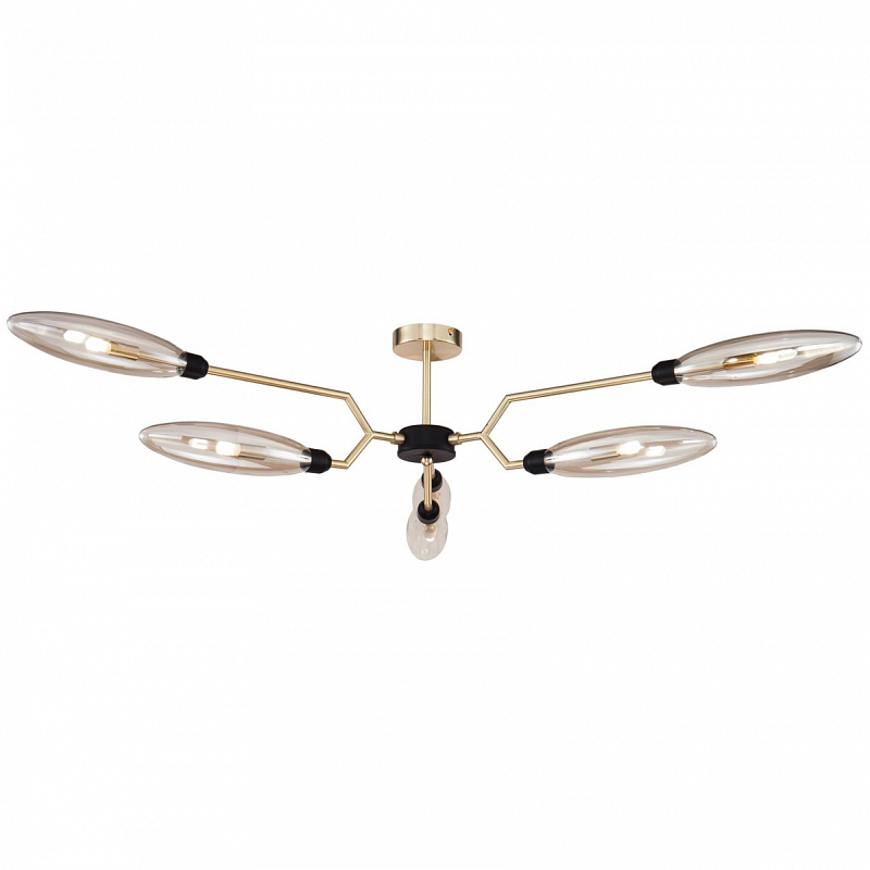 Потолочный светильник Morosini Ceiling Light Золотой Янтарь (Amber) Черный Потолочный светильник Morosini Ceiling Light Золотой Янтарь (Amber) Черный во Владивостоке | Loft Concept