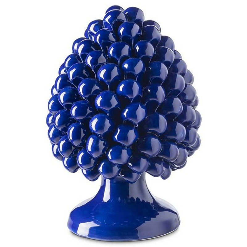 Статуэтка Pine Cone H20 Синий Голубой Белый Статуэтка Pine Cone H20 Синий Голубой Белый во Владивостоке | Loft Concept