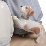 Статуэтка фарфоровая Девочки с собачками Charming Statuette варинант исполнения - 2 | Loft Concept во Владивостоке