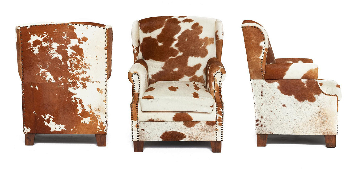 Кресло Cowhide Armchair - Loft-Concept во Владивостоке