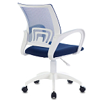 Офисное кресло с основанием из белого пластика Desk chairs Blue варинант исполнения - 2 | Loft Concept во Владивостоке