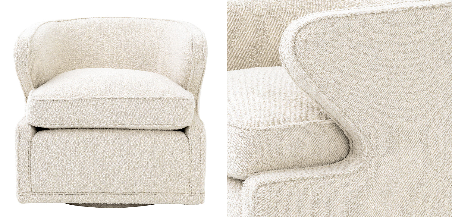 Кресло Eichholtz Chair Dorset Boucle cream Кресло Eichholtz Chair Dorset Boucle cream - Loft-Concept во Владивостоке