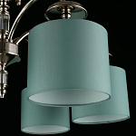 Люстра потолочная Nikoletta с бирюзовым плафоном варинант исполнения - 3 | Loft Concept во Владивостоке