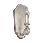 Бра серебрянного цвета с лампой в виде свечи на изогнутой ножке Feiss варинант исполнения - 1 | Loft Concept во Владивостоке