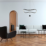 Подвесной светильник волнообразной формы LED 35W 3000K Infinity варинант исполнения - 3 | Loft Concept во Владивостоке