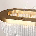 Люстра подвесная овальная со стеклянными трубками Nembus варинант исполнения - 2 | Loft Concept во Владивостоке