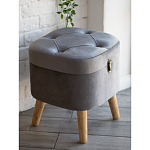 Пуф Leather with a snap варинант исполнения - 2 | Loft Concept во Владивостоке