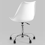 Офисный стул на металлическом основании EGGERY White пластик варинант исполнения - 4 | Loft Concept во Владивостоке