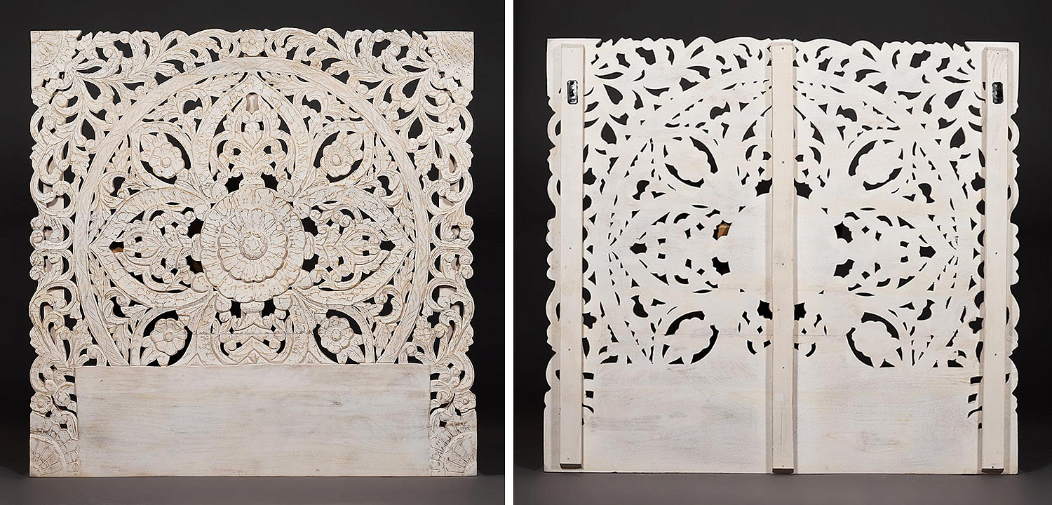 Изголовье-панно Indian antique white Headboard - Loft-Concept во Владивостоке