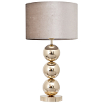 Настольная лампа с основанием в виде золотых сфер Balance Table Lamp Gold варинант исполнения - 1 | Loft Concept во Владивостоке