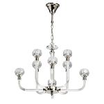 Люстра с 8-ю лампами и гранеными стеклянными плафонами Prism Gala варинант исполнения - 2 | Loft Concept во Владивостоке