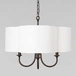 Люстра с белым текстильным абажуром Vitorino  варинант исполнения - 1 | Loft Concept во Владивостоке