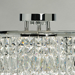 Потолочный светильник круглый с прозрачными подвесками Lunet варинант исполнения - 17 | Loft Concept во Владивостоке