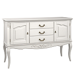 Консоль белая из массива бука с ящиками в стиле прованс White Provence варинант исполнения - 2 | Loft Concept во Владивостоке