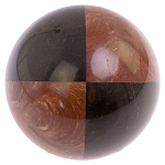 Шар декоративный из натуральных камней Лемезит и Змеевик Черный Natural Stone Spheres варинант исполнения - 3 | Loft Concept во Владивостоке