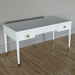 Письменный стол Elsa Dreams White Шпон дерево с двумя ящиками варинант исполнения - 2 | Loft Concept во Владивостоке