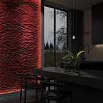 Гипсовая 3D панель с принтографией PM-40 варинант исполнения - 1 | Loft Concept во Владивостоке