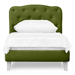 Кровать с мягким изголовьем Luna Palmer Bed варинант исполнения - 5 | Loft Concept во Владивостоке