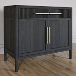 Буфет Primo с двумя ящиками и двумя фасадами Черный дуб варинант исполнения - 3 | Loft Concept во Владивостоке