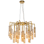 Люстра со стеклянными цилиндрическими плафонами Luminous Cylinders Amber варинант исполнения - 5 | Loft Concept во Владивостоке