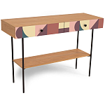 Консоль с принтом на ящиках Elise Console Table варинант исполнения - 16 | Loft Concept во Владивостоке