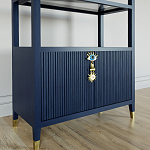 Стеллаж со стеклянными полками Elsa Dreams Blue варинант исполнения - 2 | Loft Concept во Владивостоке