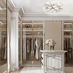 Потолочная люстра круглая ветвистыми бронзовыми элементами и стеклянными рифлеными дисками Textured Glass Chandelier варинант исполнения - 7 | Loft Concept во Владивостоке