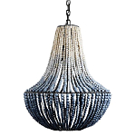 Люстра каплевидной формы украшенная круглыми бусинами Gradient Chandelier Blue White варинант исполнения - 2 | Loft Concept во Владивостоке