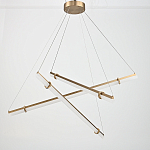 Светодиодная люстра Trumpet Tube Brass 107 варинант исполнения - 4 | Loft Concept во Владивостоке