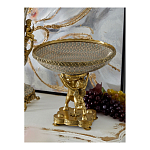 Чаша фарфоровая на двух бронзовых ангелах Eden Garden варинант исполнения - 3 | Loft Concept во Владивостоке