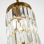 Многоярусная люстра с прямоугольными хрустальными подвесками Allard Crystal Chandelier 3 варинант исполнения - 2 | Loft Concept во Владивостоке